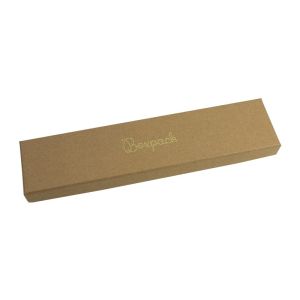 Caja de cartón para pulsera de joyería y bisutería 233x53x27 mm color kraft nt-51