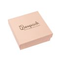 Caja de cartón para conjunto de colgante de joyería y bisutería 86x86x24 Mm color rosa pi-80
