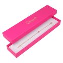 Caja de cartón fucsia pulsera extendida de joyería bisutería y joyas 233x53x27 mm. FX-51
