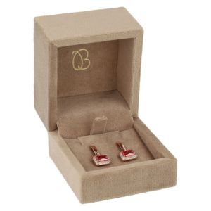 Estuche para pendientes 61x66x55 mm color arena VT-1-P-AR