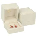 Estuche para pendientes 61x66x55 mm color beige VT-1-P-BE