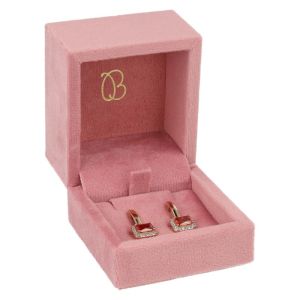 Sieradendoosje voor oorbellen, roze 61 x 66 x 55 mm VT-1-P-RS