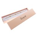 Kartonnen sieradendoosje voor armband, rozenkwarts 233 x 53 x 27 mm pi-51