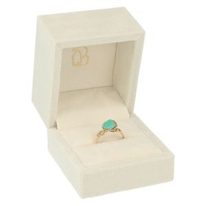 Estuche para anillo 61x66x55 mm color beige VT-1-P-BE