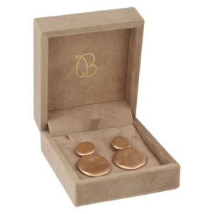 Estuche para pendientes 72x83x37 mm color arena VT-3-P-AR