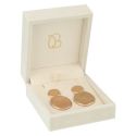 Estuche para pendientes 72x83x37 mm color beige VT-3-P-BE