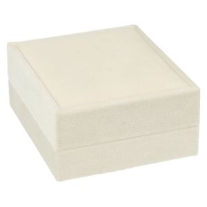 Estuche para pendientes 72x83x37 mm color beige VT-3-P-BE