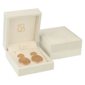 Estuche para pendientes 72x83x37 mm color beige VT-3-P-BE