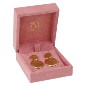 Estuche para pendientes 72x83x37 mm color rosa VT-3-P-RS