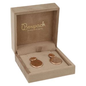 Estuche para pendientes 90x90x40 mm color arena VT-5-P-AR