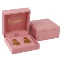 Estuche para pendientes 90x90x40 mm color rosa VT-5-P-RS