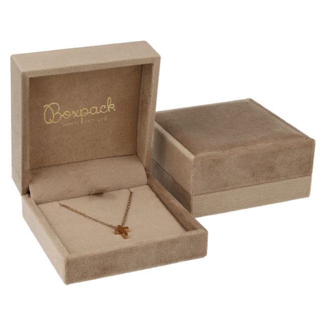 Estuche para colgante 90x90x40 mm color arena VT-5-C-AR