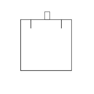 Estuche velour para colgante de joyería bisutería joyas VT-5-C-AR