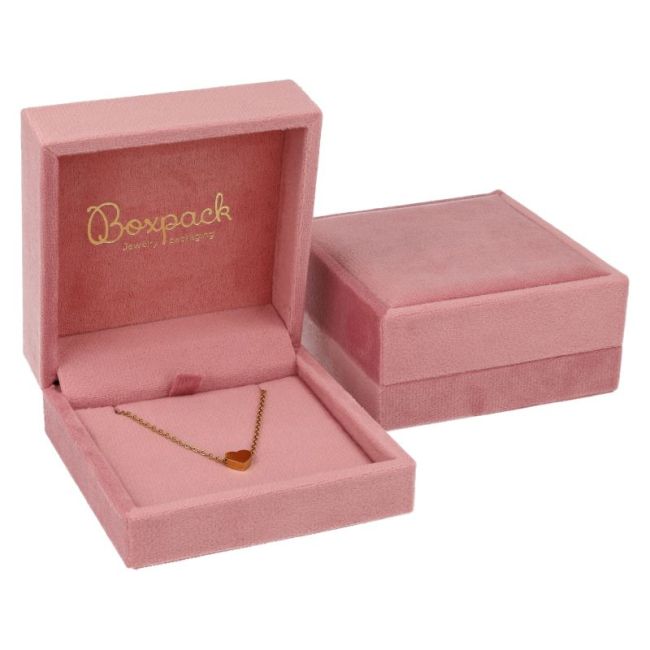 Estuche para colgante 90x90x40 mm color rosa VT-5-C-RS