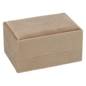 Sieradendoosje voor trouwringen, zand 77 x 51 x 41 mm VT-7-A-AR
