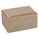 Estojo para alianças, areia 77 x 51 x 41 mm VT-7-A-AR