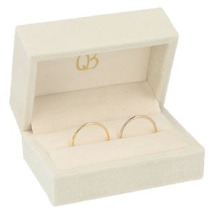 Estuche para alianzas 77x51x41 mm color beige VT-7-A-BE