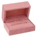 Trauringetui in Rosa 77 x 51 x 41 mm VT-7-A-RS
