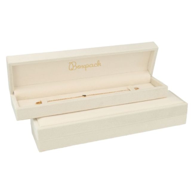 Écrin pour bracelet, beige 220 x 55 x 36 mm VT-8-PE-BE