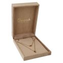 Sieradendoosje voor ketting, zand 110 x 161 x 43 mm VT-9-C-AR