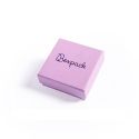 Cardboard earring set box, purple 65 x 65 x 29 mm lv-61