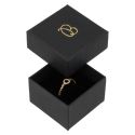 Écrin en carton pour bague ou boucles d’oreilles, noir 51 x 51 x 33 mm EP-42-N