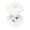 Caja para anillo o pendientes de joyería y bisutería color blanco 51x51x33 Mm IP-42