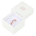 Weiße Schachtel für Ringe oder Ohrringe 51 x 51 x 33 mm IP-42