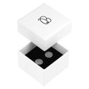 Caja de cartón para anillo o pendientes de joyería y bisutería color blanco MP-42