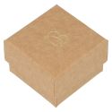 Cardboard ring or earring box, kraft NT-42