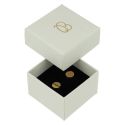 Caja de cartón para anillo o pendientes de joyería y bisutería color gris ST-42