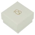 Caja de cartón para anillo o pendientes de joyería y bisutería color gris ST-42