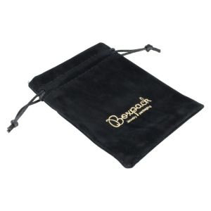 Bolsa de antelina para joyeia y bisuteria color burdeos 105x145 Mm. A-303-N