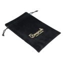 Bolsa de antelina para joyeia y bisuteria color negro 135x200 Mm. A-309-N