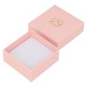 Caja de cartón rosa pendientes de joyería bisutería y joyas 50x50x23 mm. RS-40