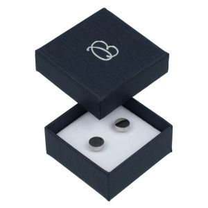 Écrin en carton pour boucles d’oreilles, bleu 50 x 50 x 23 mm EP-40-A