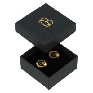 Caja de cartón para pendientes color negro 50x50x23 mm EP-40-N