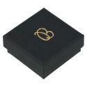 Caixa em cartão para brincos, preta 50 x 50 x 23 mm EP-40-N