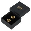 Kartonnen sieradendoosje voor oorbellen, zwart 50 x 50 x 23 mm EP-40-N