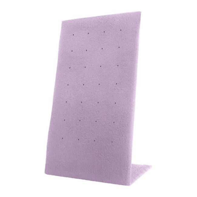 Expositor pendientes display personalizado en velvet para joyeria bisuteria y joyas cd-p121-v38