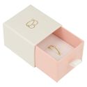 Caja de cartón para anillo o pendientes color rosa 55x50x42 mm SG-1-RS-B