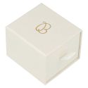 Caixa em cartão para anel ou brincos, branca 55 x 50 x 42 mm SG-1-B-B