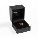 Leatherette pin box, black 47 x 52 x 40 mm C-2-PI