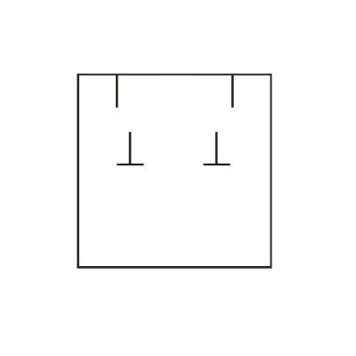 Caja para Pendientes y Colgante blanca de Joyería Personalizable SG-2-B-AQ