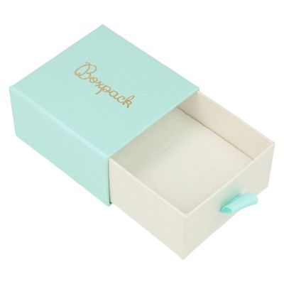 Caja para Pendientes y Colgante aguamarina de Joyería Personalizable SG-2-AQ-B