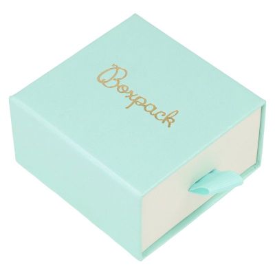 Caja para Pendientes y Colgante aguamarina de Joyería Personalizable SG-2-AQ-B