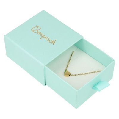 Caja para Pendientes y Colgante aguamarina de Joyería Personalizable SG-2-AQ-AQ