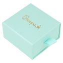 Caja para Pendientes y Colgante aguamarina de Joyería Personalizable SG-2-AQ-AQ