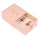 Caja de cartón para pendientes y colgante color rosa 73X70X40 mm SG-2-RS-RS