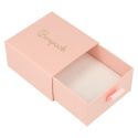 Caja para Pendientes y Colgante rosa Packaging de Joyería Personalizable SG-2-RS-RS